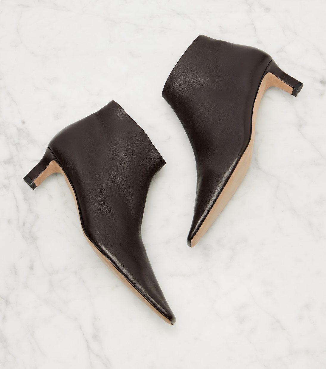 Ankle Boots Carla 45 aus Leder | The Row