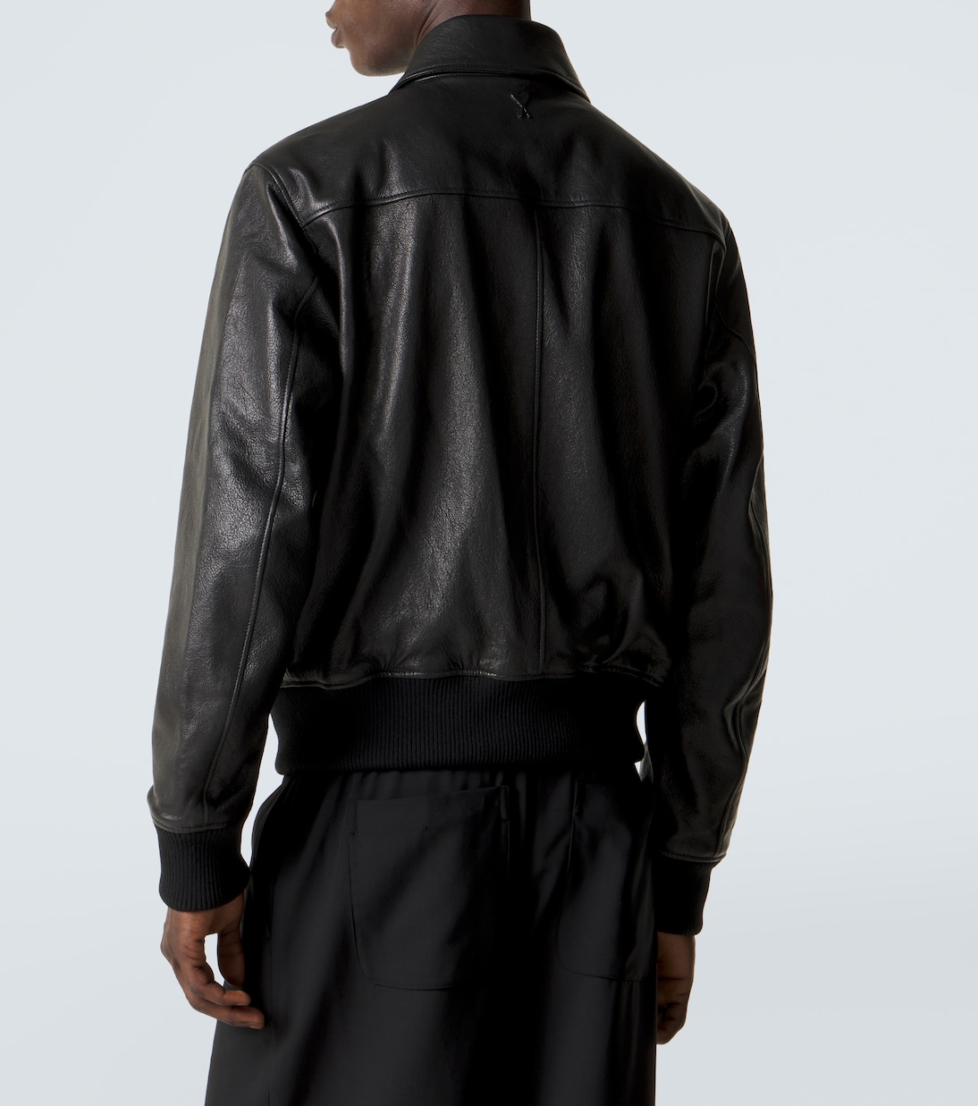 Leather blouson jacket | Ami Paris