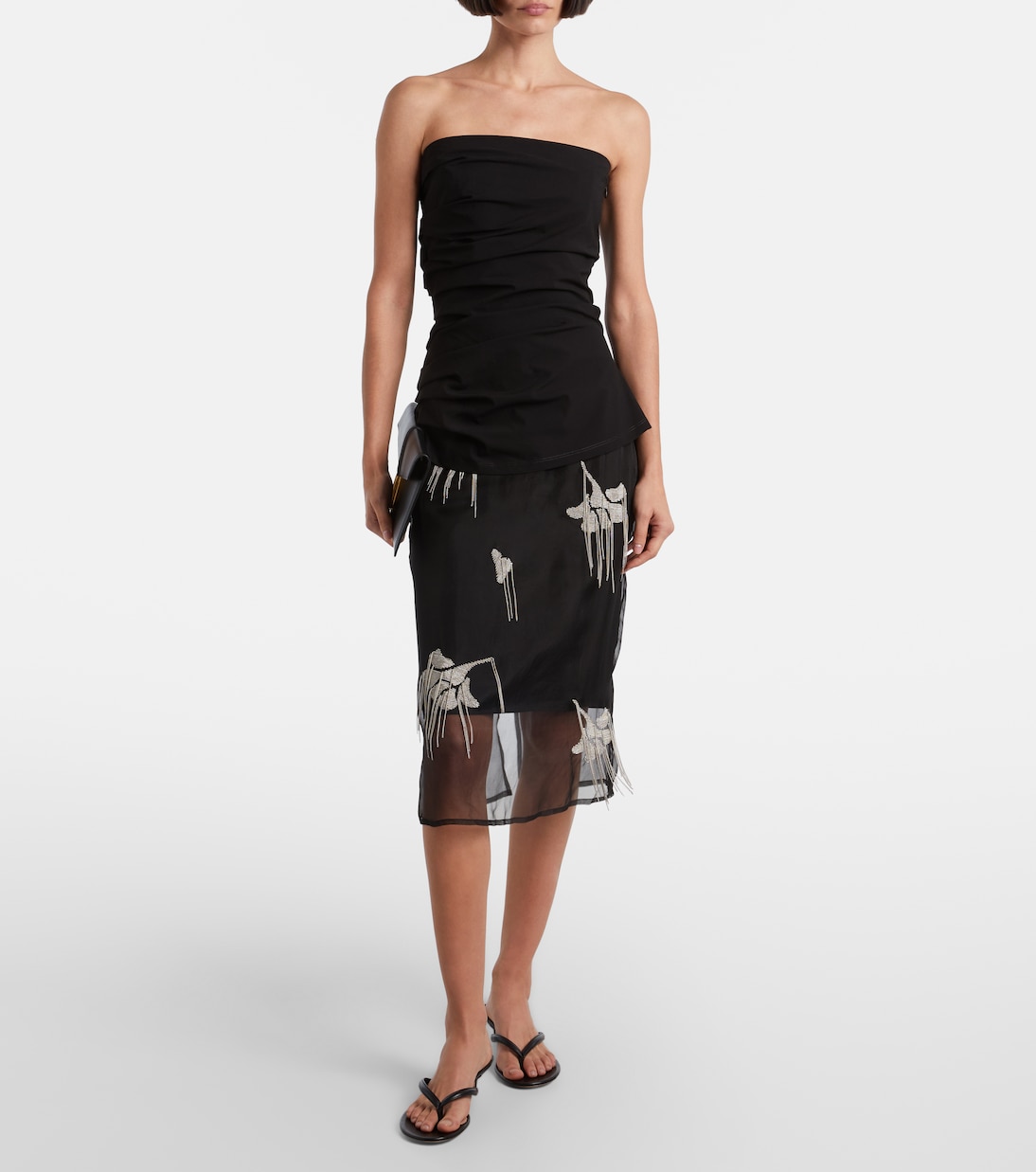 Calypso 35 leather thong sandals | Gianvito Rossi