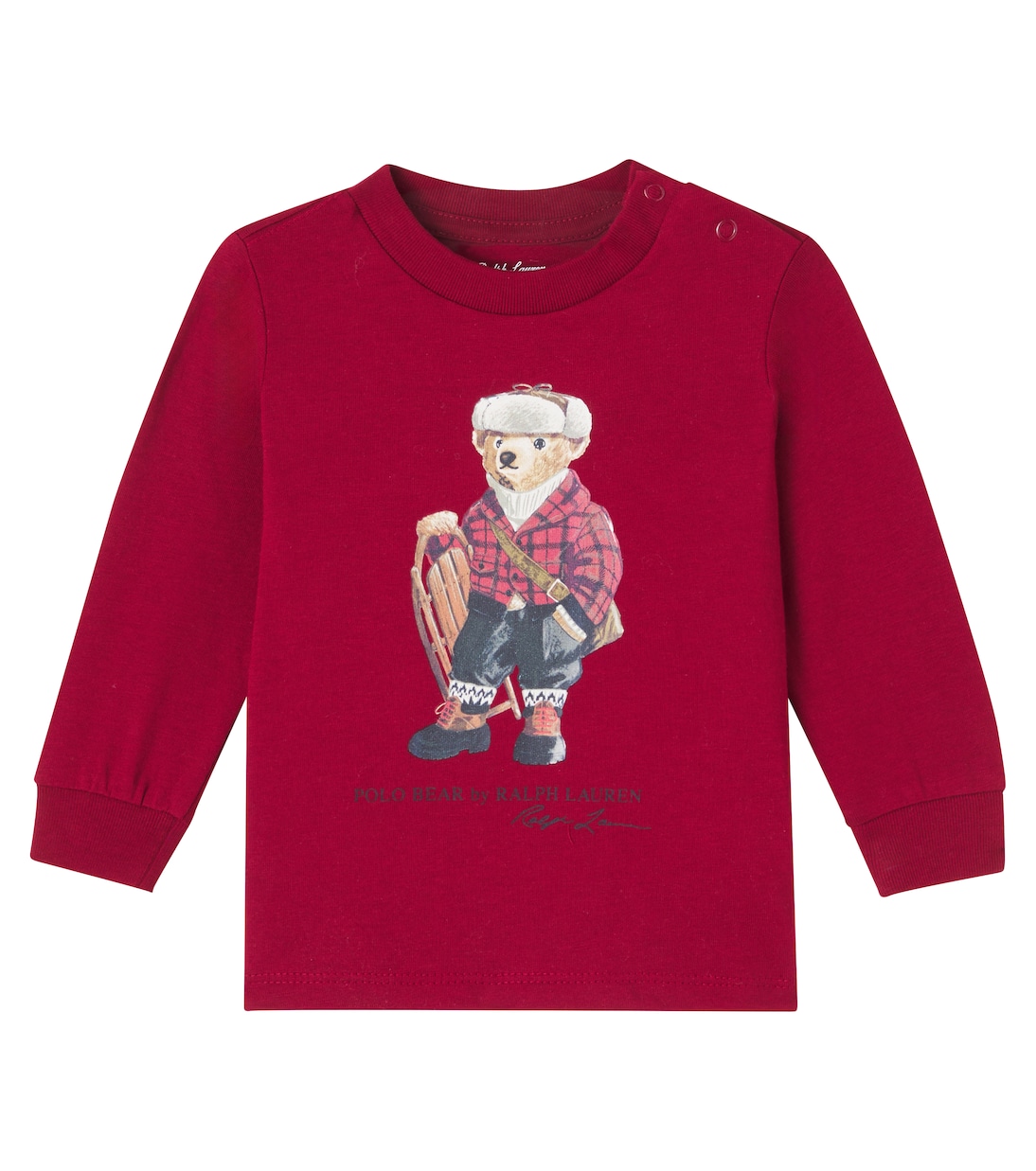 Baby Polo Bear cotton sweatshirt | Polo Ralph Lauren Kids