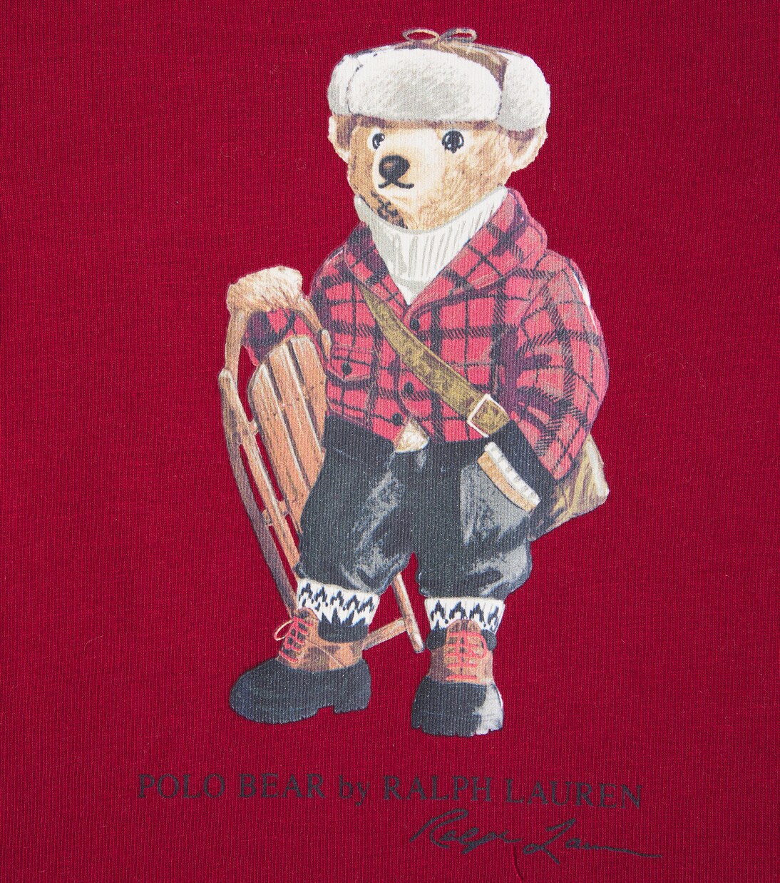 Baby Polo Bear cotton sweatshirt | Polo Ralph Lauren Kids