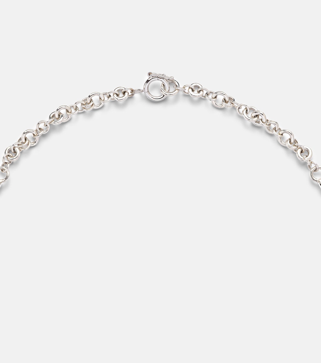 Helio Tria sterling silver and 18kt gold necklace | Spinelli Kilcollin