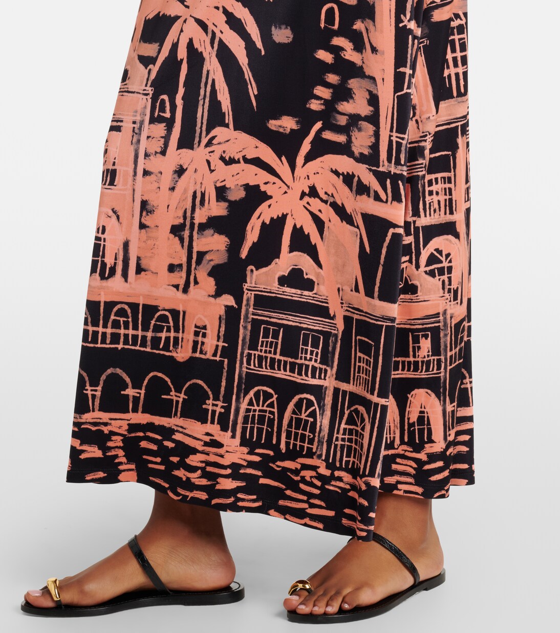 Printed jersey maxi dress | Johanna Ortiz