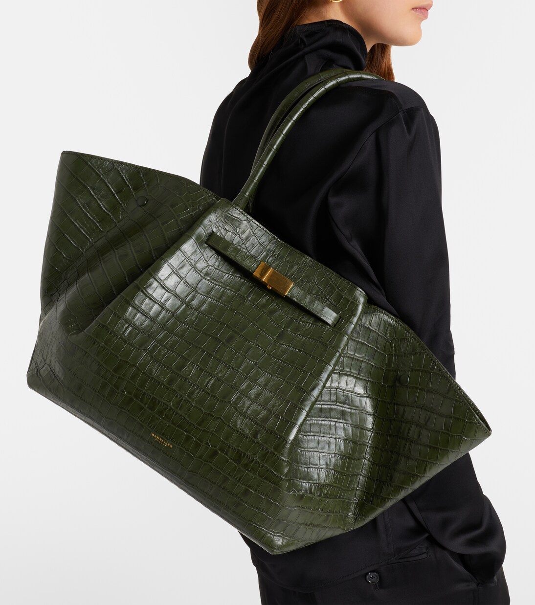 Bolso New York de piel grabada | DeMellier