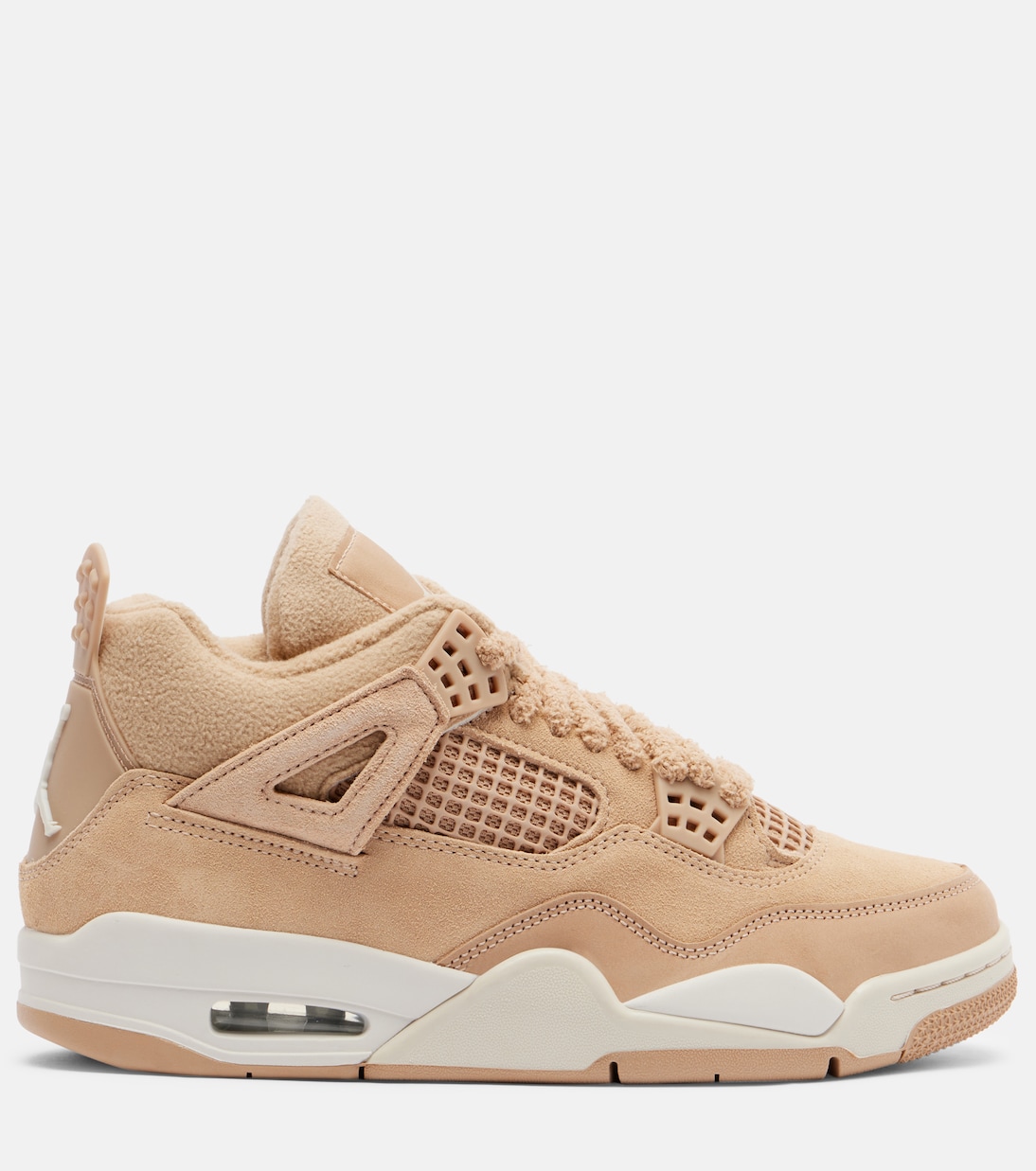 Air Jordan 4 Retro suede-trimmed sneakers | Nike