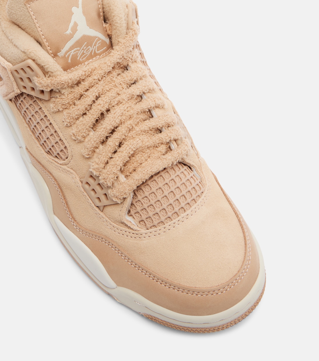 Air Jordan 4 Retro suede-trimmed sneakers | Nike