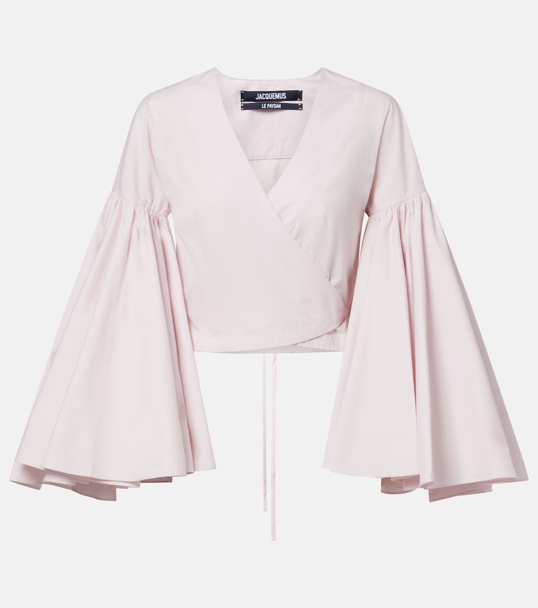 Paysan cotton poplin wrap top | Jacquemus