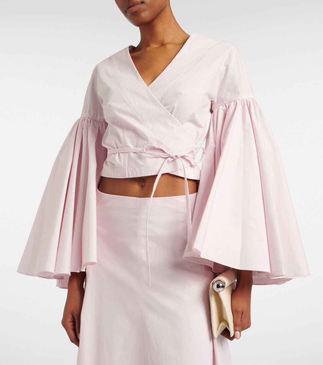 Paysan cotton poplin wrap top | Jacquemus