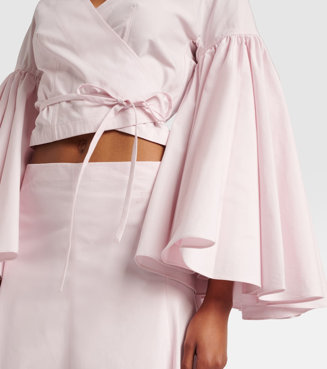 Paysan cotton poplin wrap top | Jacquemus