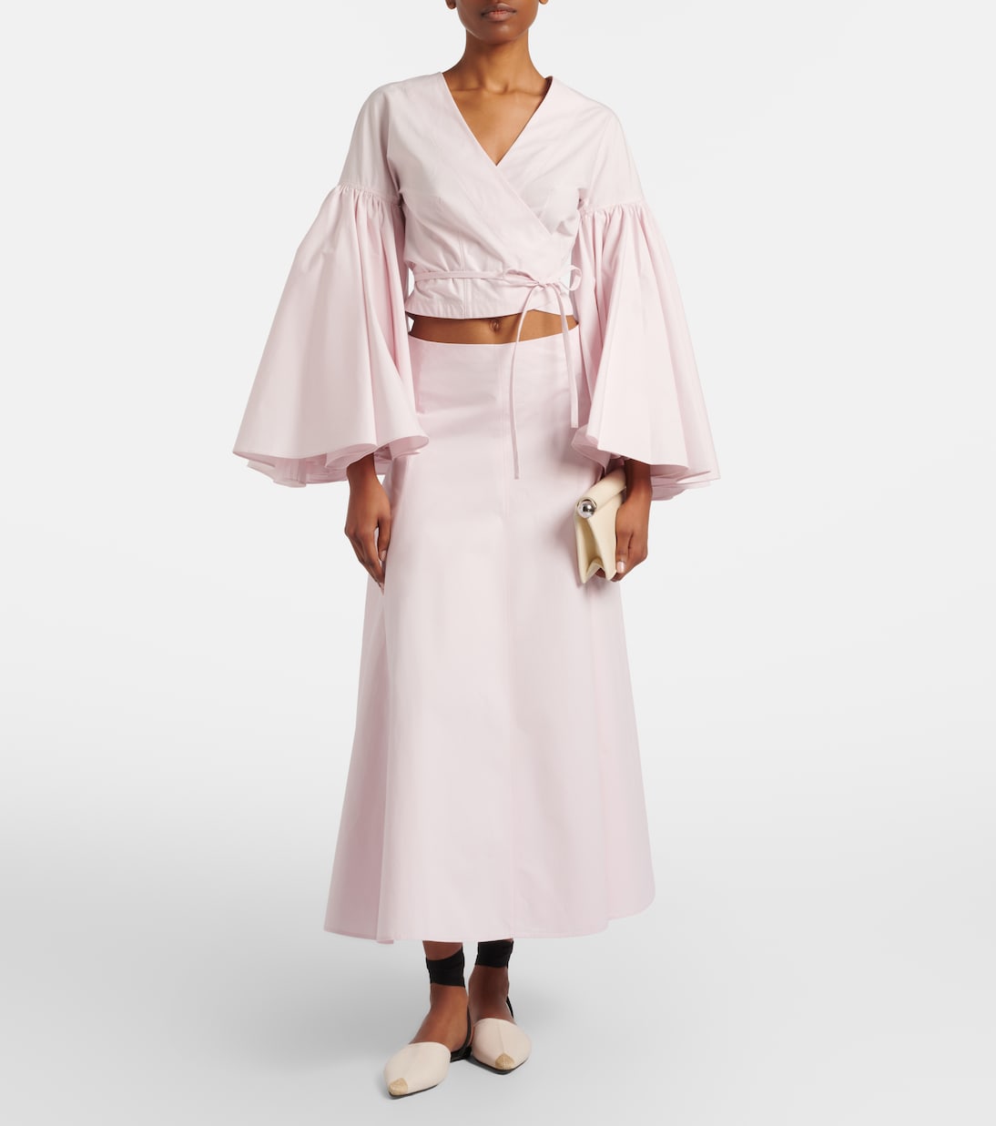 Paysan cotton poplin wrap top | Jacquemus