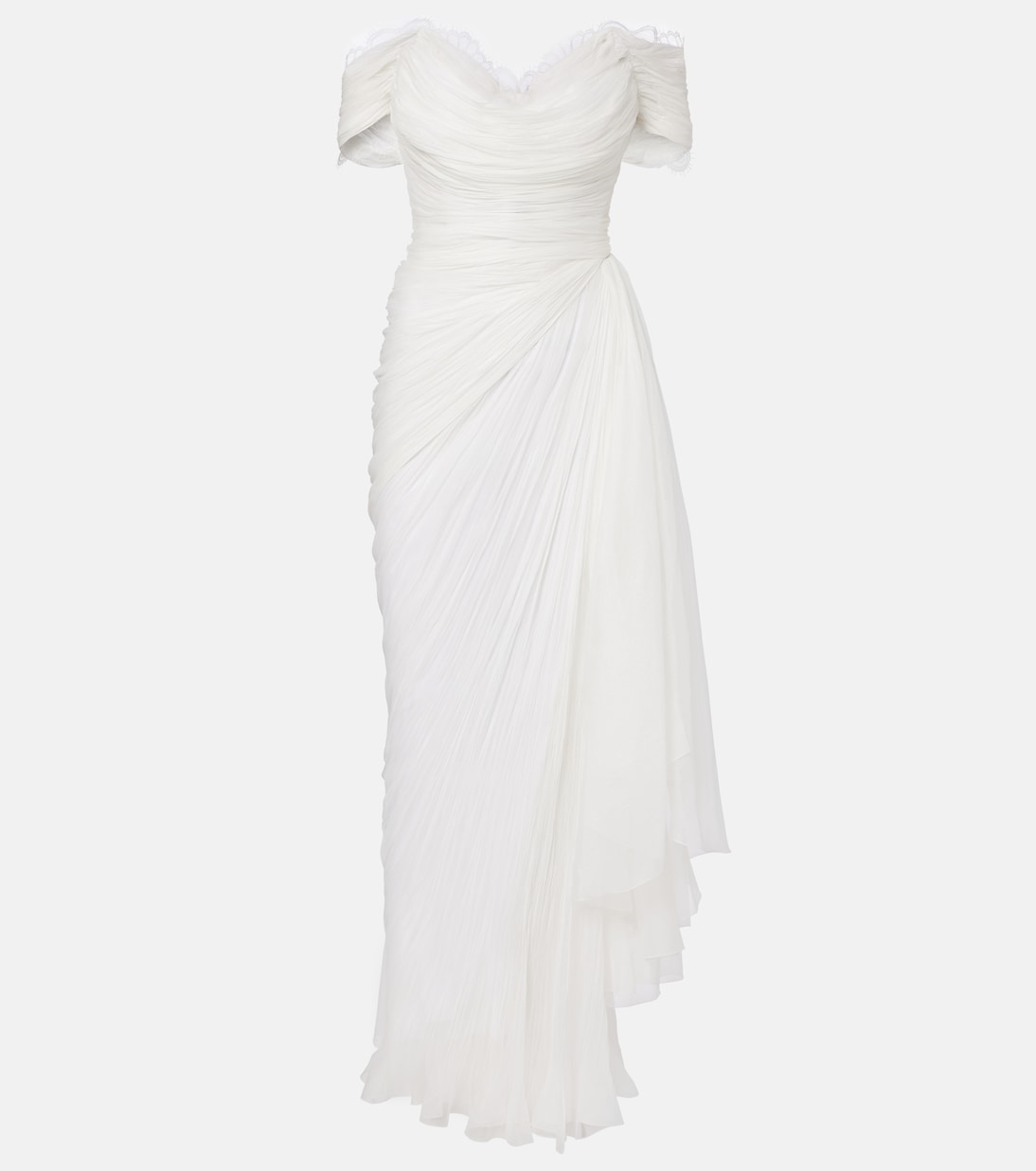 Bridal Dalia silk gown | Maria Lucia Hohan