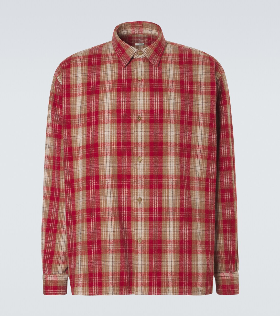 Vintage cotton and silk twill shirt | A.Presse