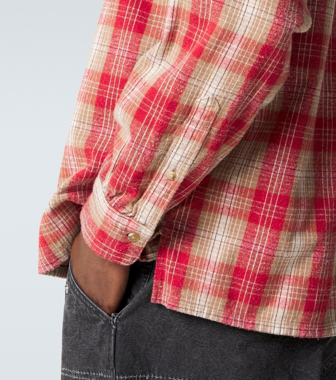 Vintage cotton and silk twill shirt | A.Presse