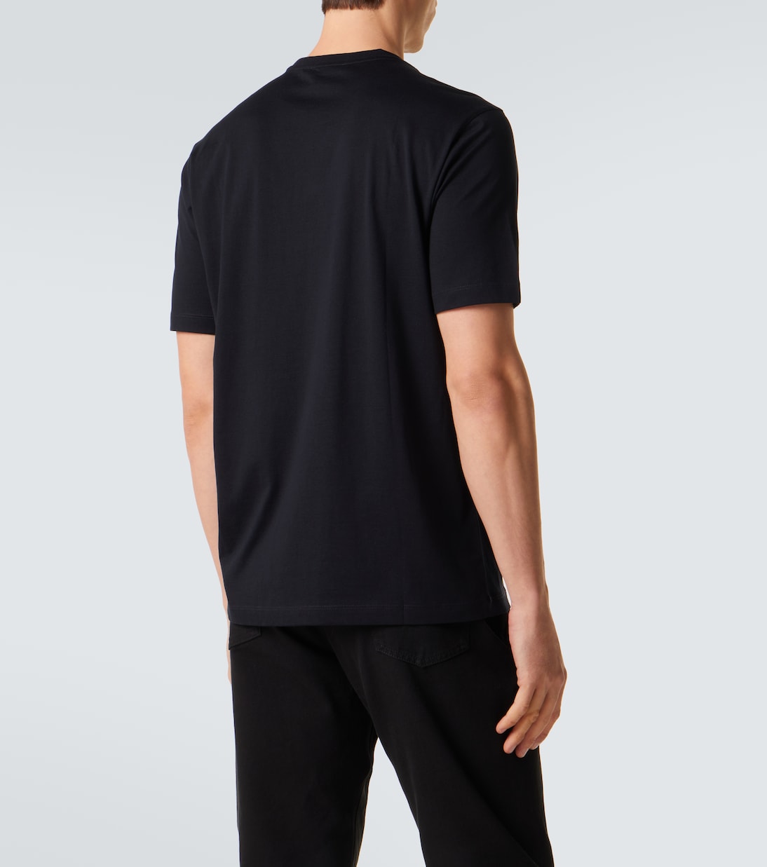 Cotton and silk jersey T-shirt | Slowear