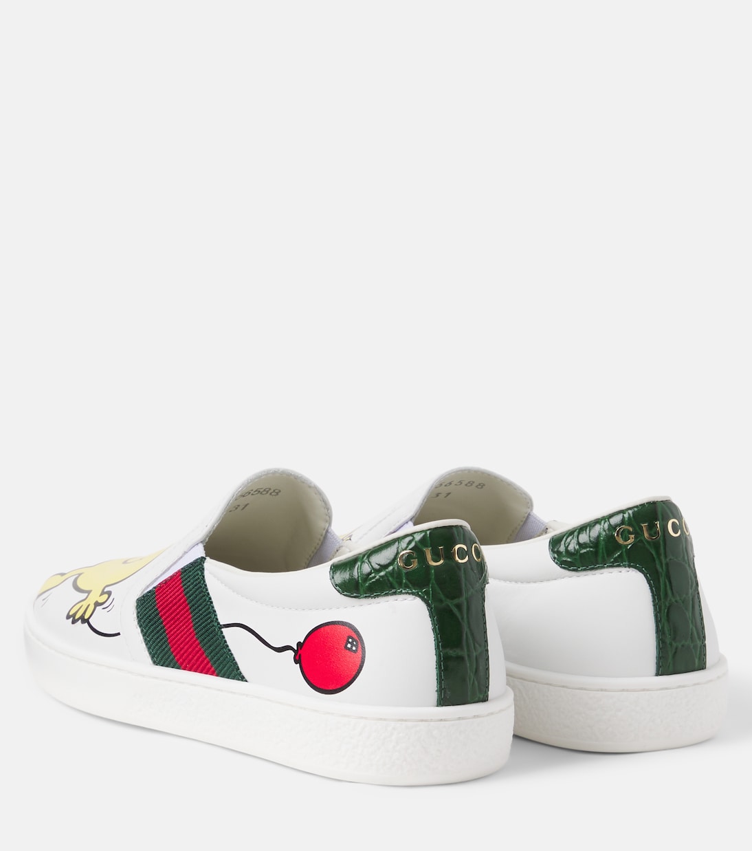 x Mr. Men Little Miss leather slip-on sneakers | Gucci Kids