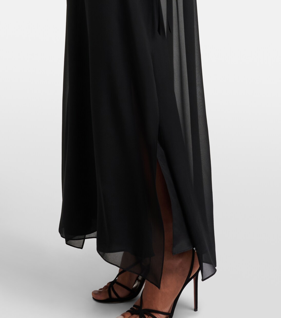 Off-Shoulder-Maxikleid aus Seide | Nina Ricci