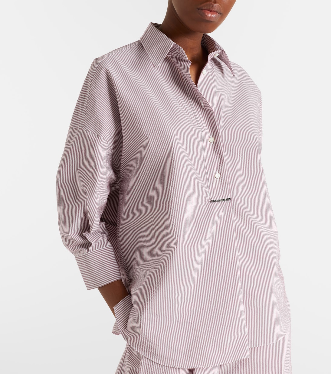 Hemd aus einem Baumwollgemisch | Brunello Cucinelli