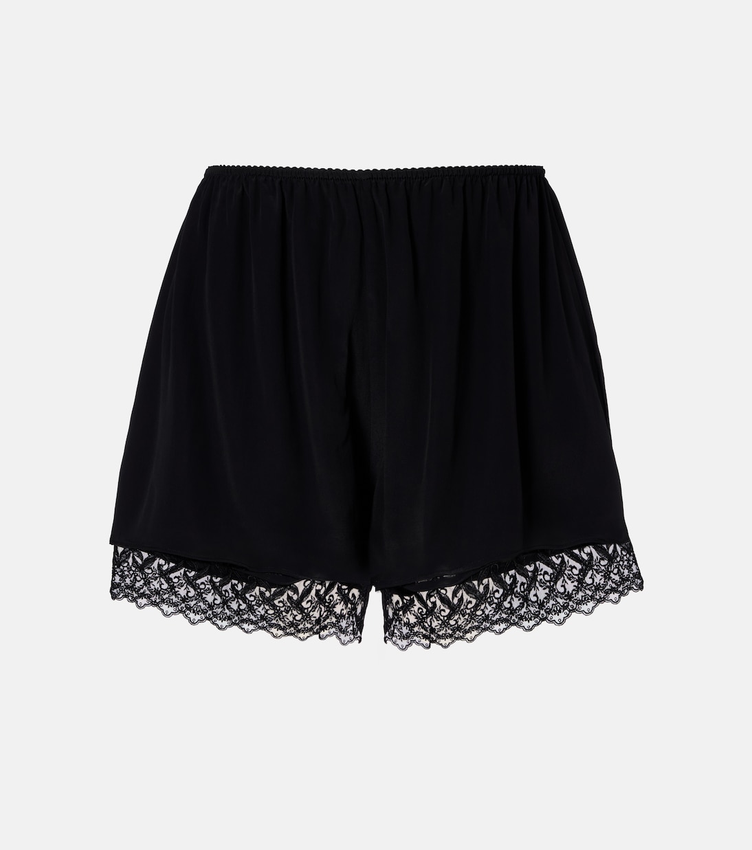Shorts aus Satin mit Spitze | Simone Rocha