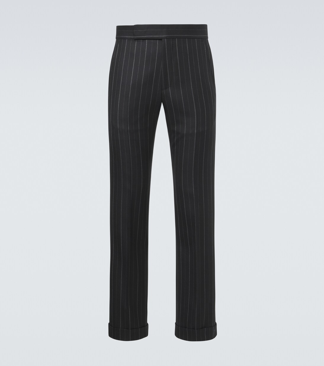 Striped wool straight pants | Tom Ford