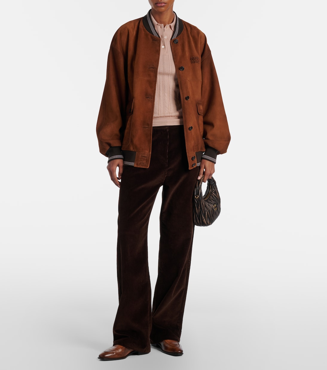 Blouson aus Veloursleder | Miu Miu