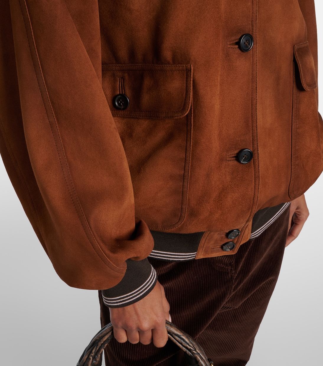 Blouson aus Veloursleder | Miu Miu