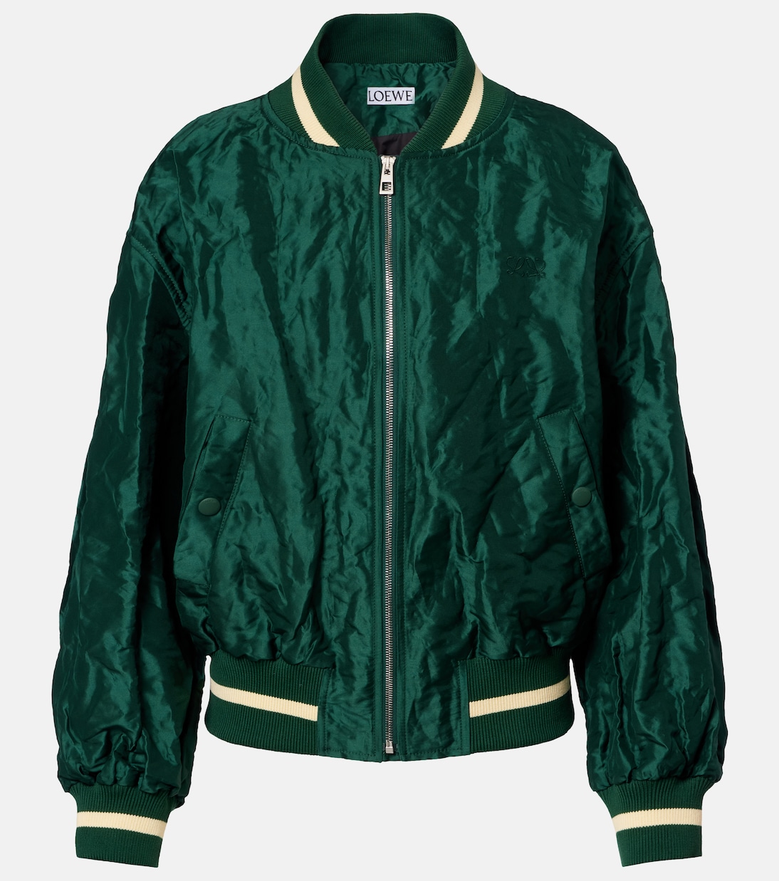 Double L taffeta bomber jacket | Loewe