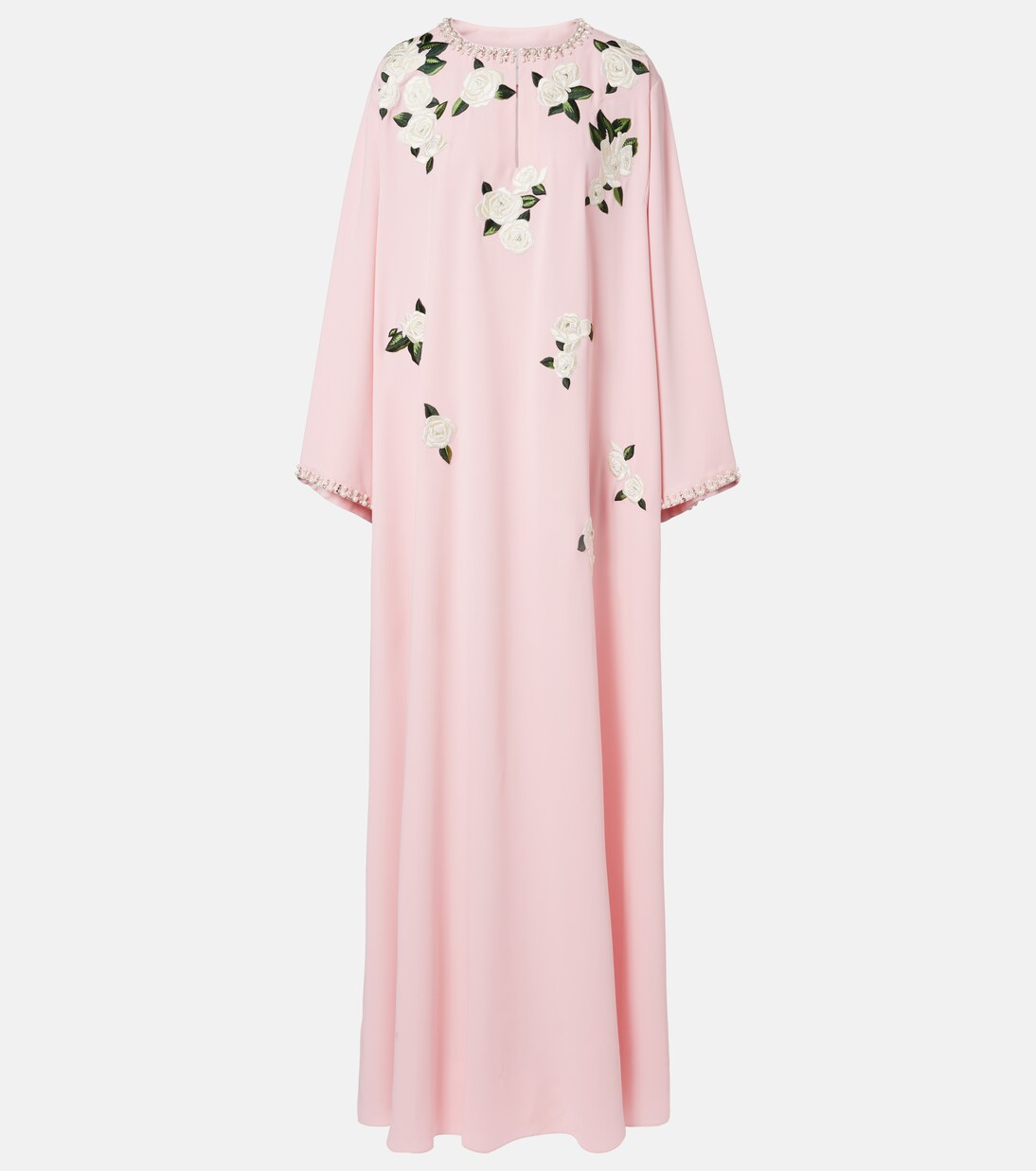Embroidered floral kaftan | Carolina Herrera