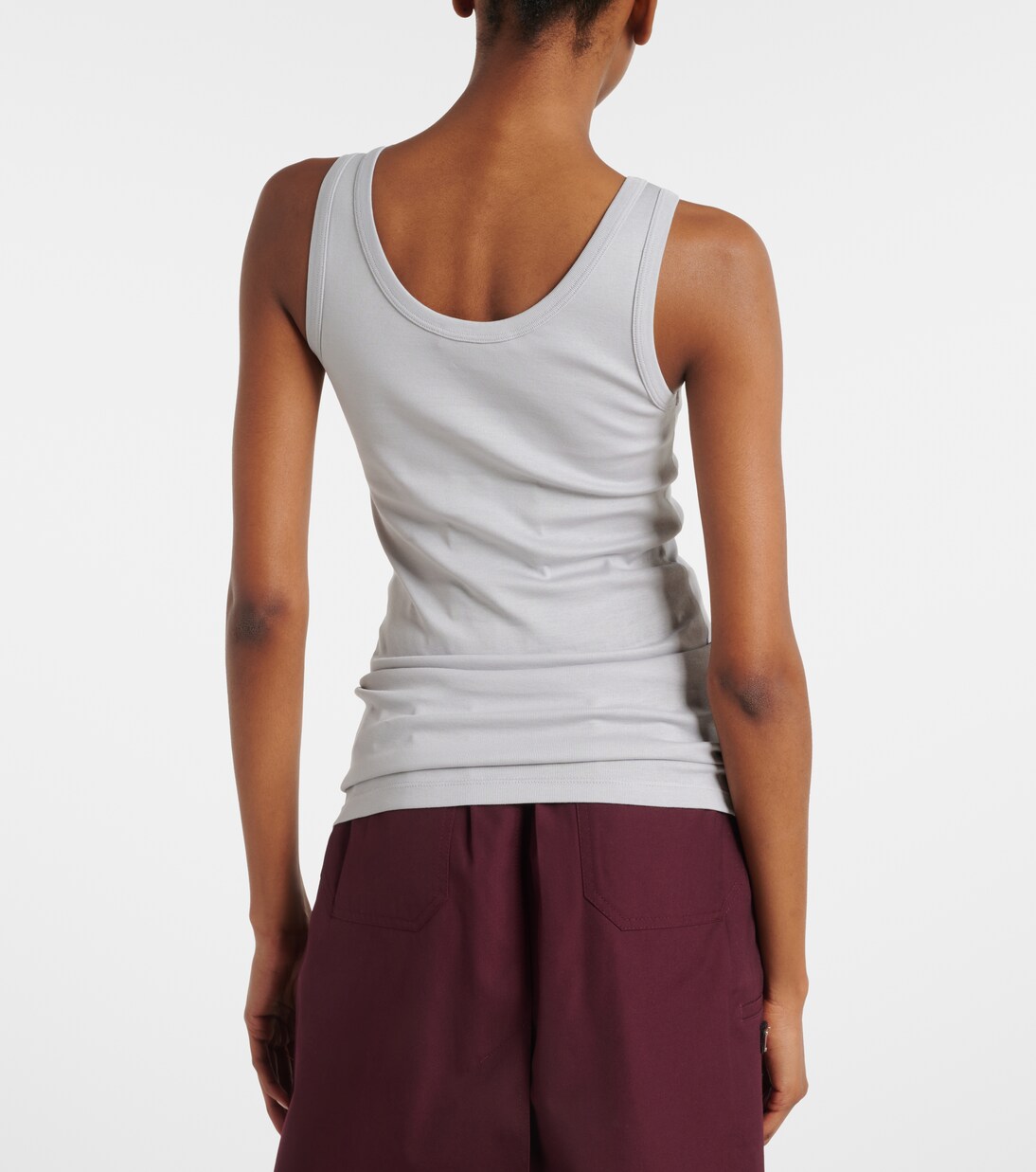 Tanktop aus Rippstrick | Prada