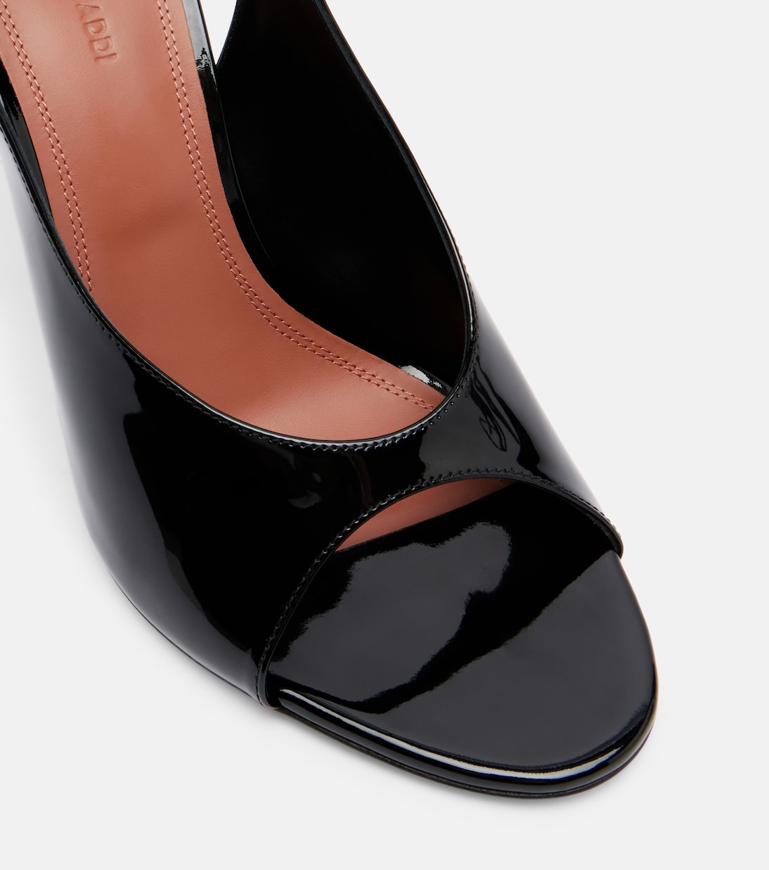 Anok patent leather slingback sandals | Amina Muaddi