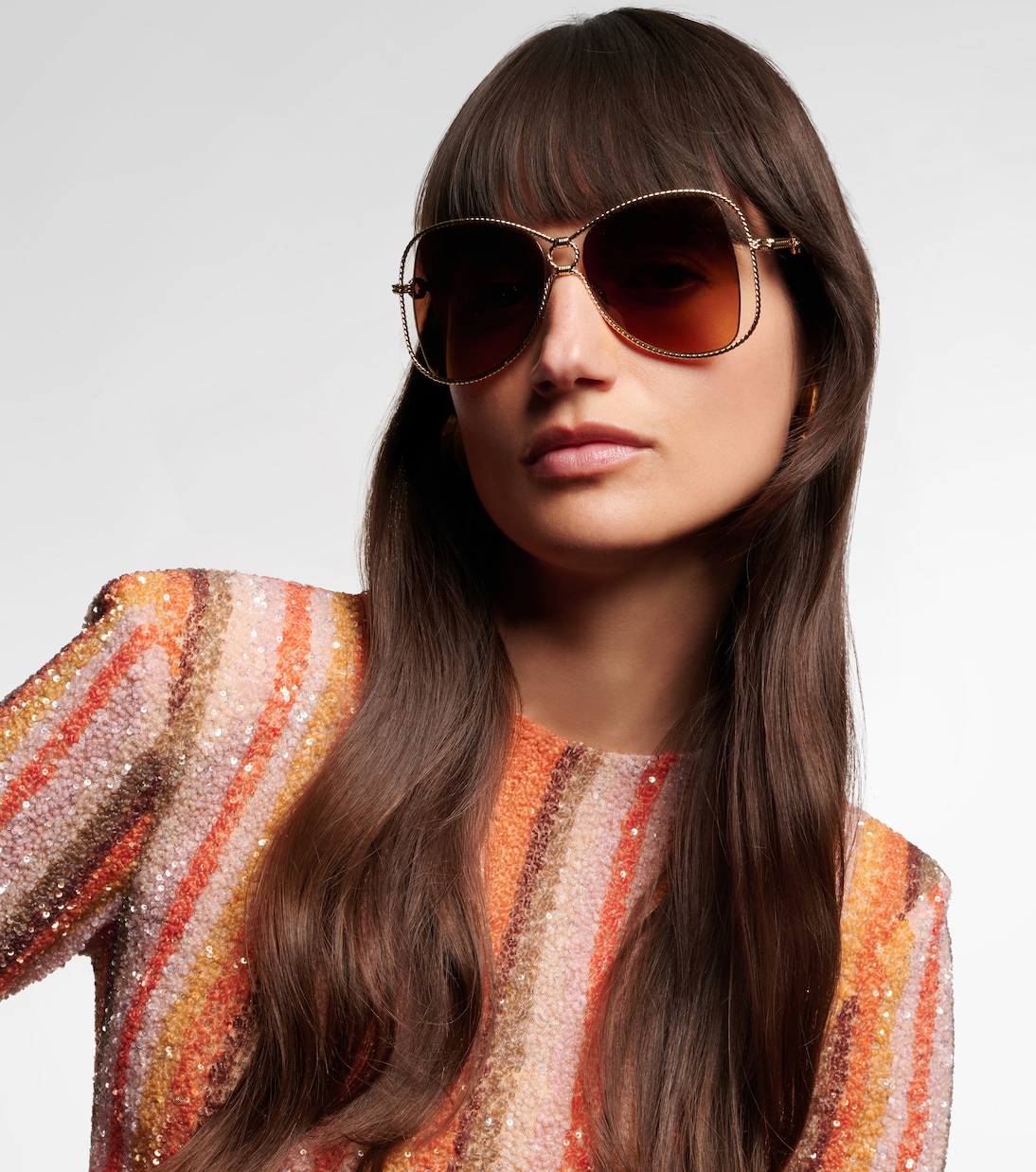 Oversize-Sonnenbrille Malibu | Aquazzura