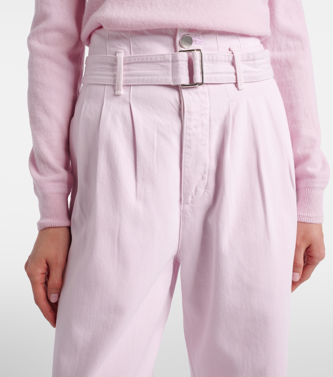 x Maria McManus belted wide-leg jeans | Agolde