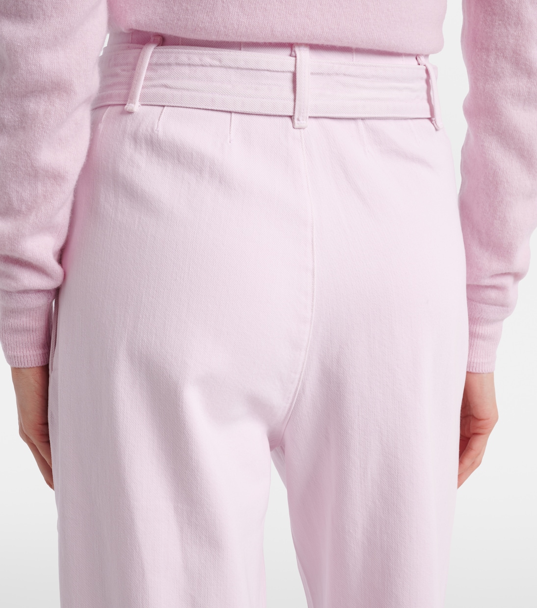 x Maria McManus belted wide-leg jeans | Agolde