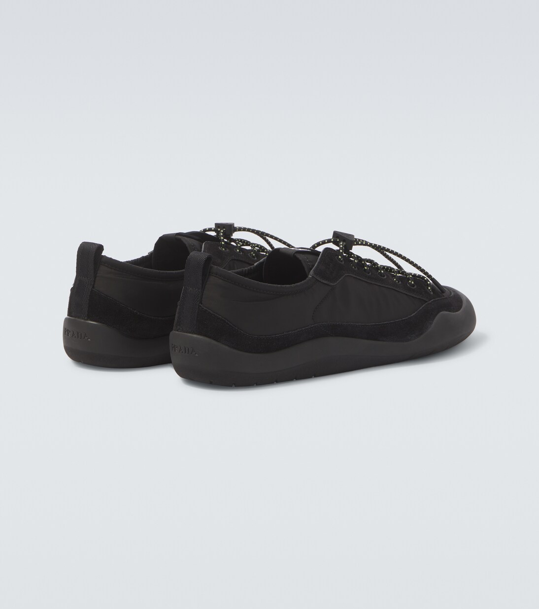 Speedrock suede-trimmed sneakers | Prada
