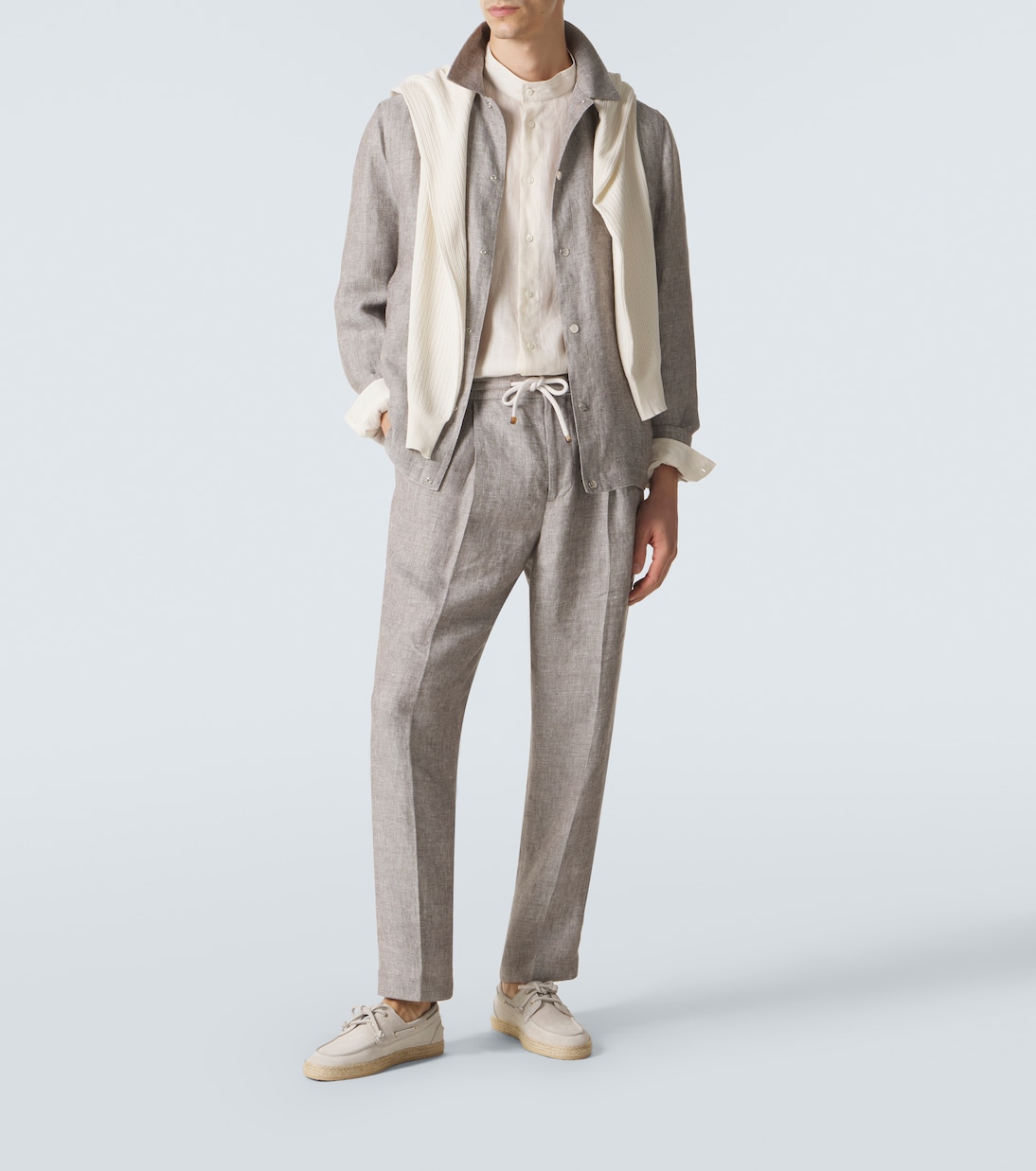 Suede boat shoes | Brunello Cucinelli