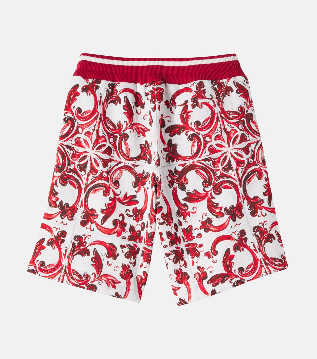 Printed cotton shorts | Dolce&Gabbana Kids