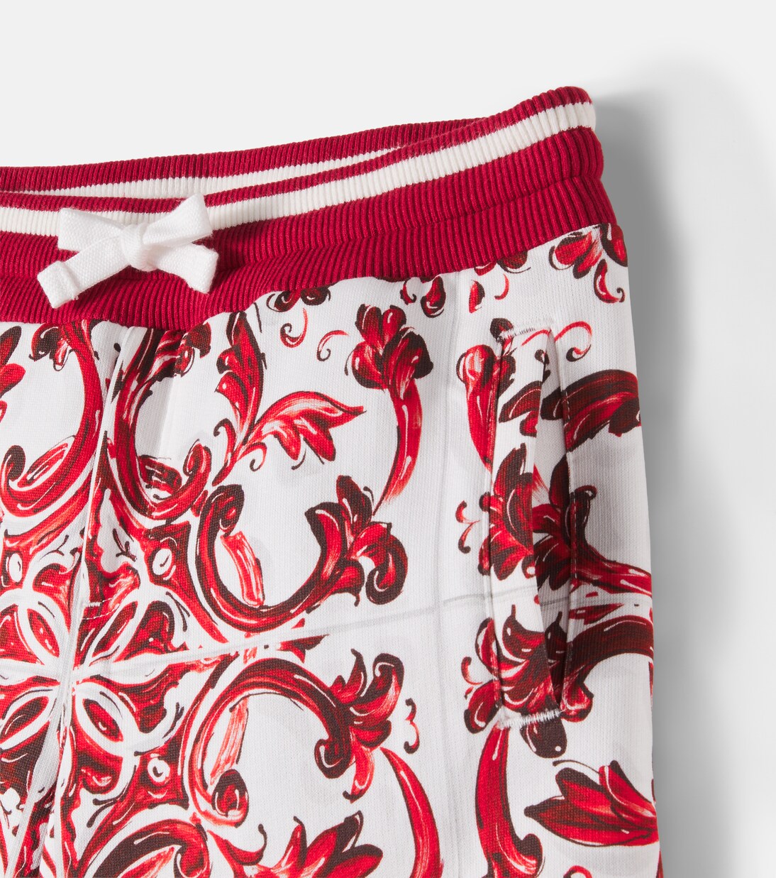 Printed cotton shorts | Dolce&Gabbana Kids