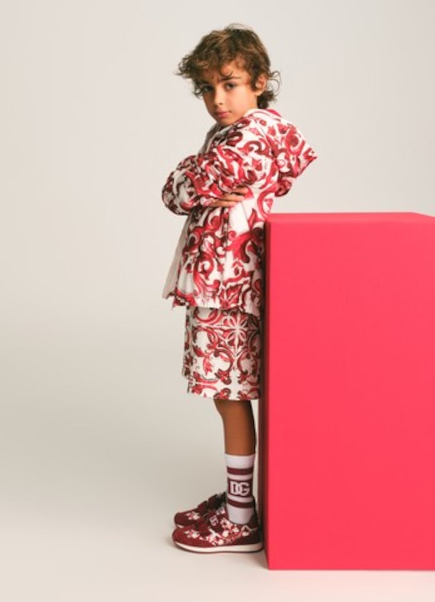 Short en coton imprimé | Dolce&Gabbana Kids