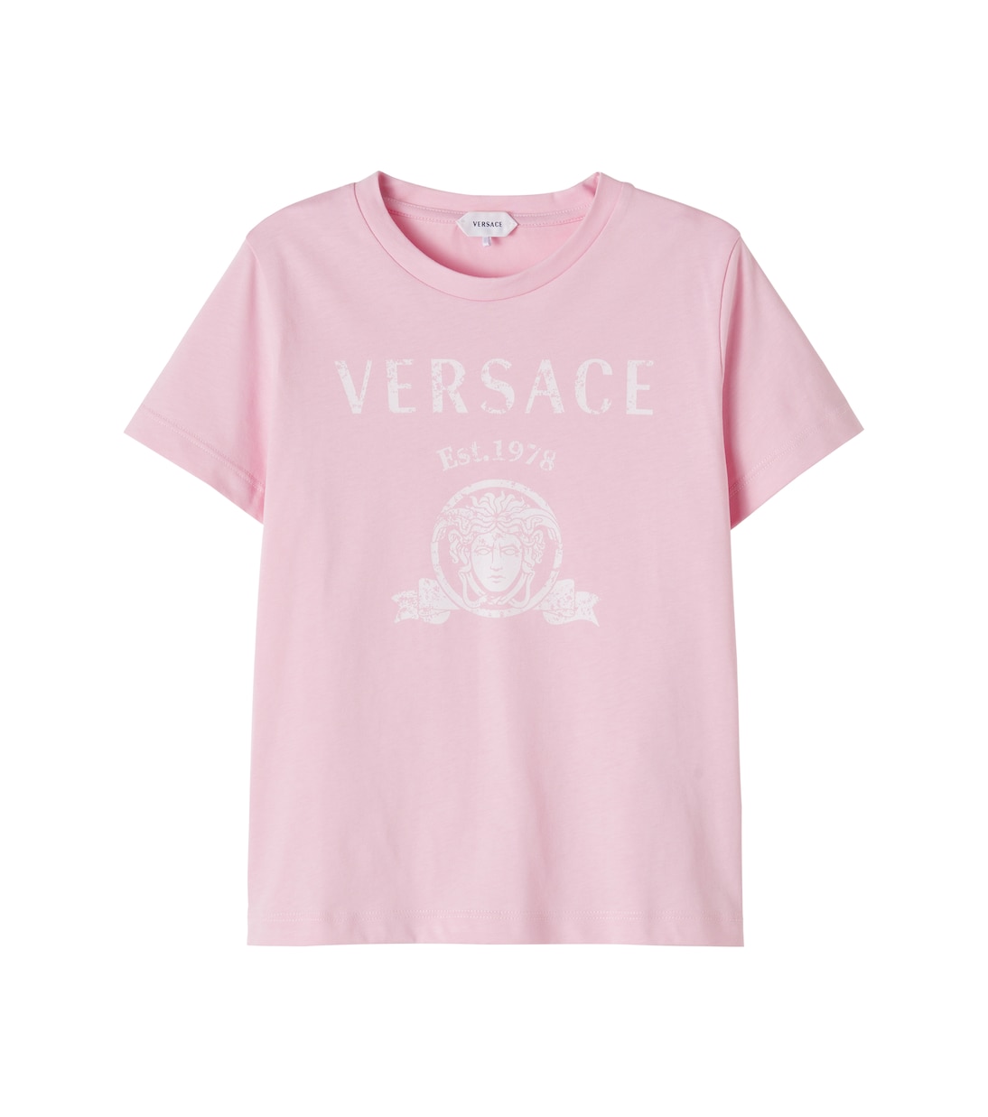 Medusa printed cotton jersey T-shirt  | Versace Kids