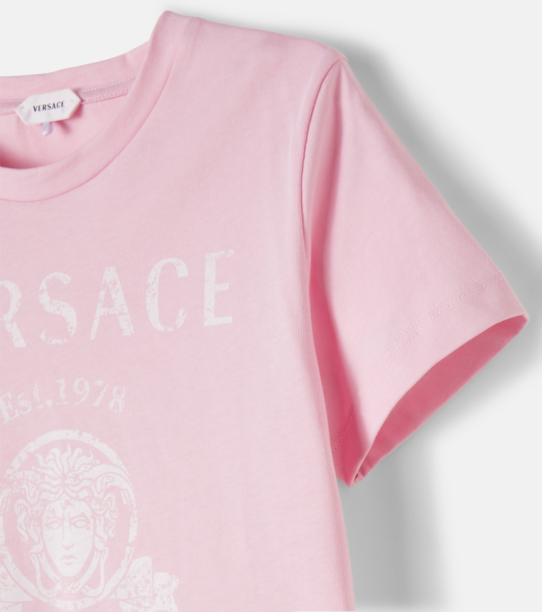 Medusa printed cotton jersey T-shirt  | Versace Kids