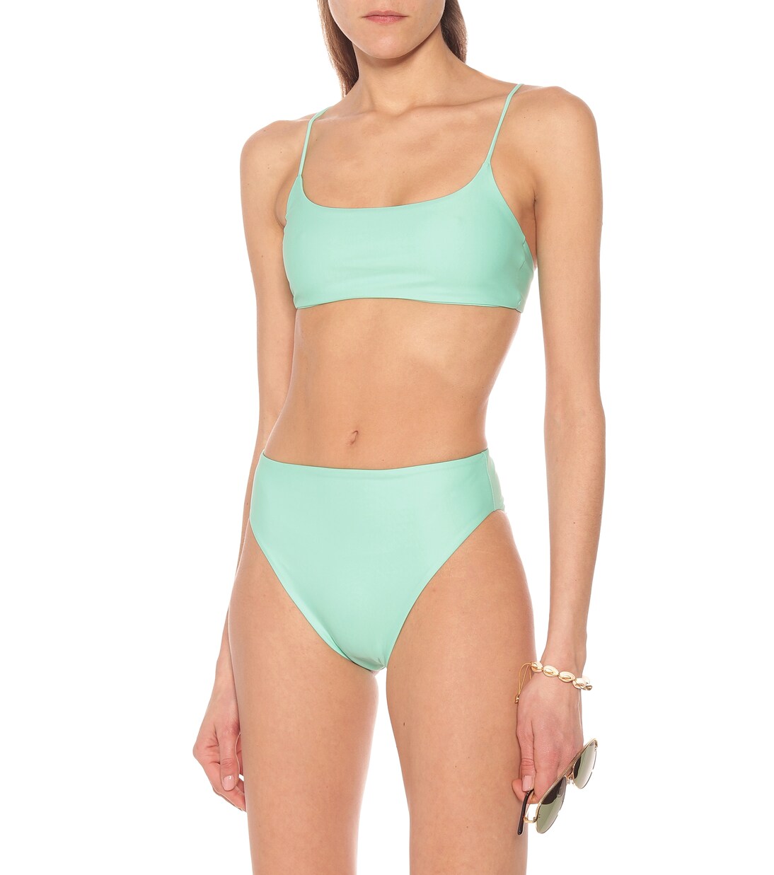 Culotte de bikini Incline à taille haute | Jade Swim