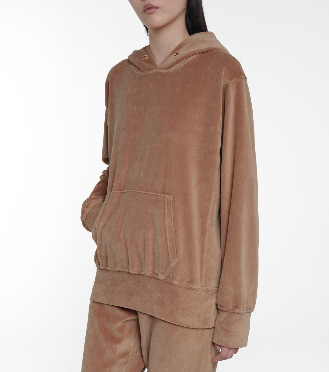 Hoodie aus Samt | Les Tien