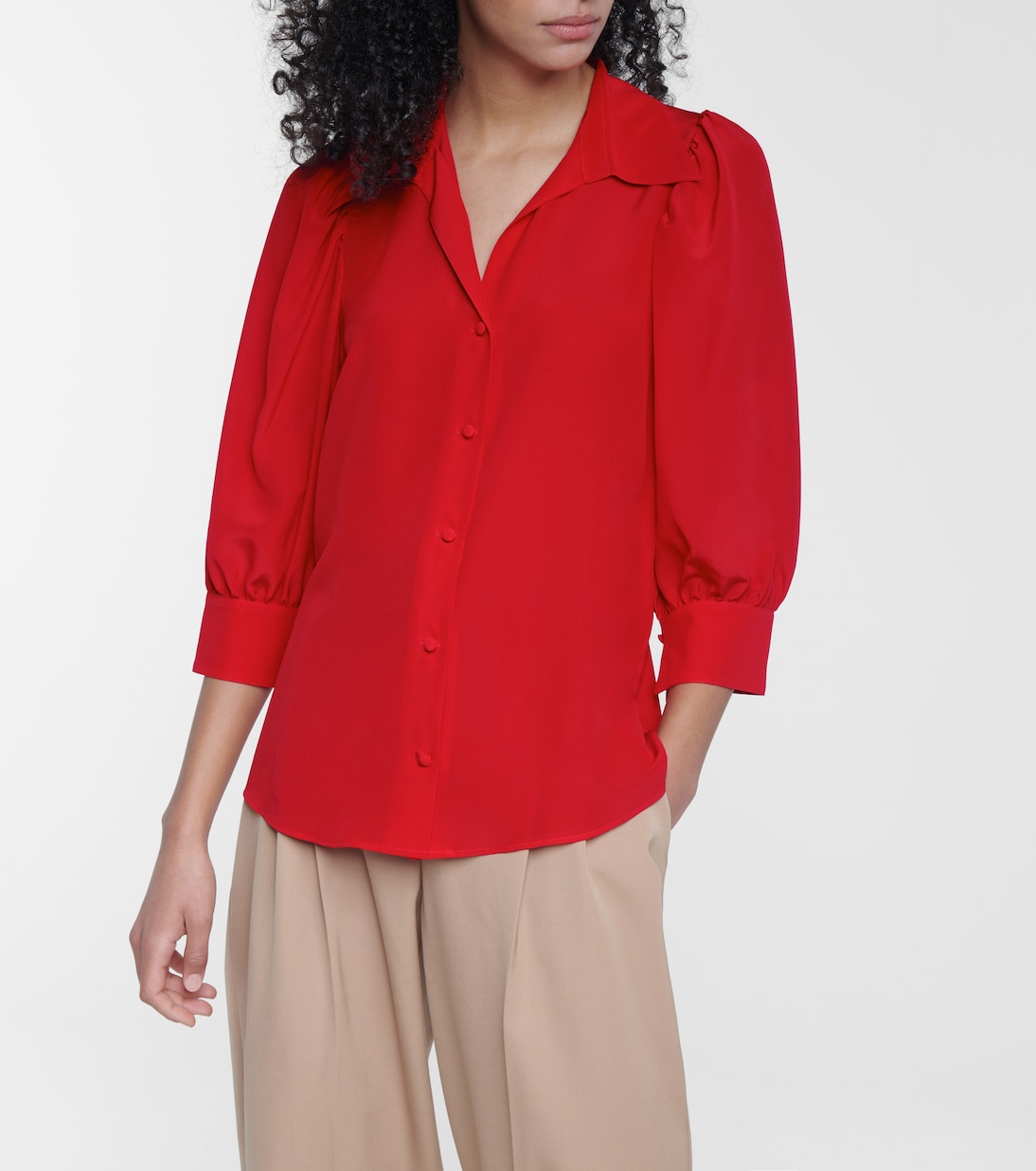 Bluse Willow aus Seiden-Crêpe | Stella McCartney