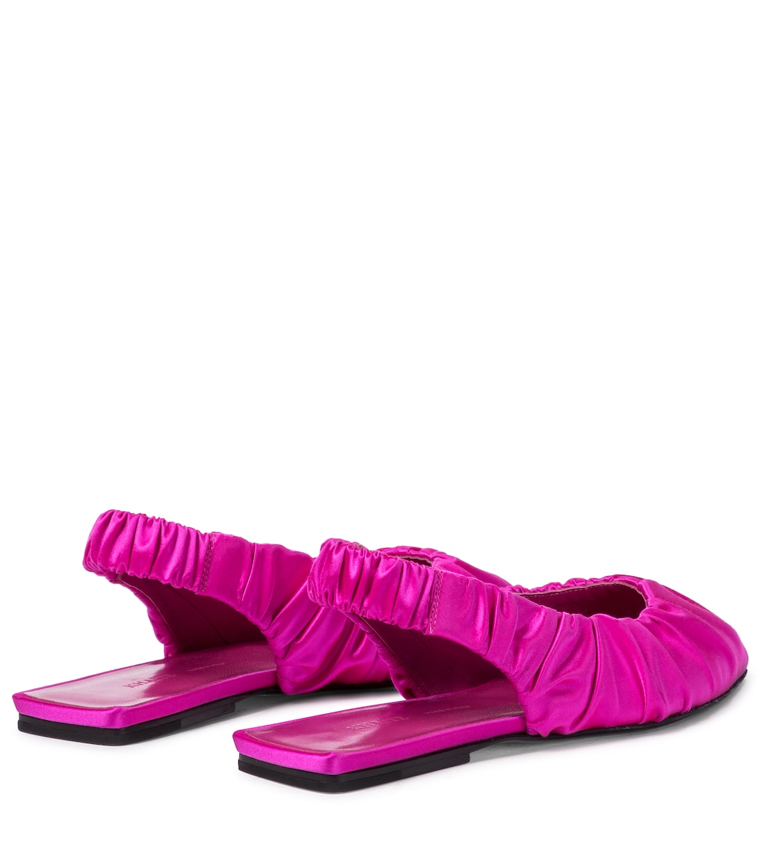 Roma satin slingback ballet flats | Khaite