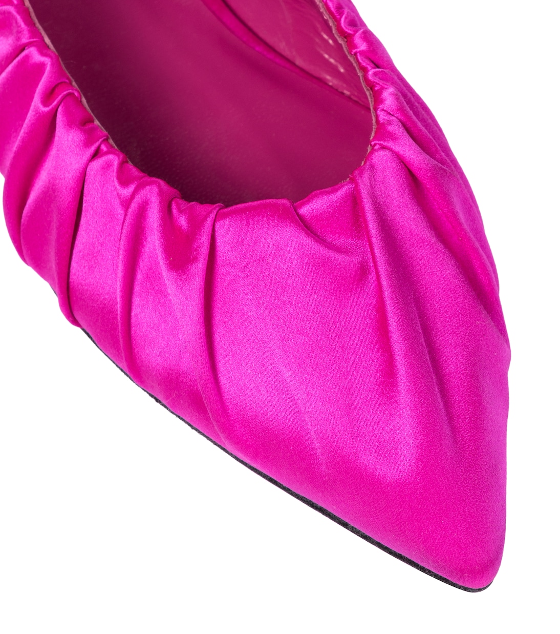 Roma satin slingback ballet flats | Khaite