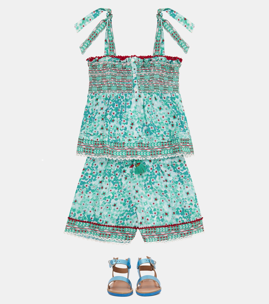 Cindy floral top | Poupette St Barth Kids