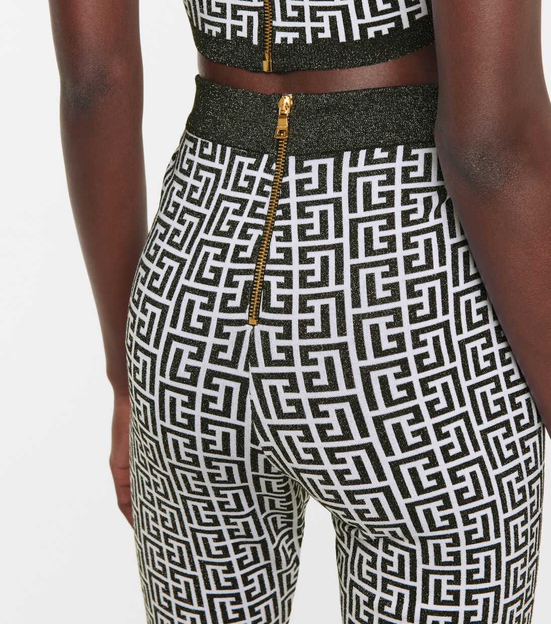 Leggings aus Jacquard-Strick | Balmain