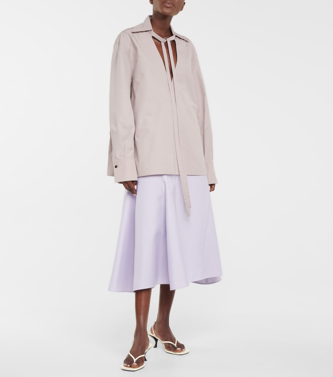 Bluse aus Baumwollpopeline | Jil Sander