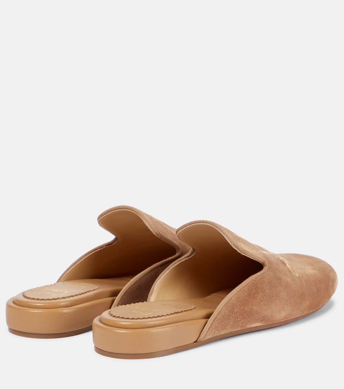 Navy Coolito Donna suede slippers | Christian Louboutin