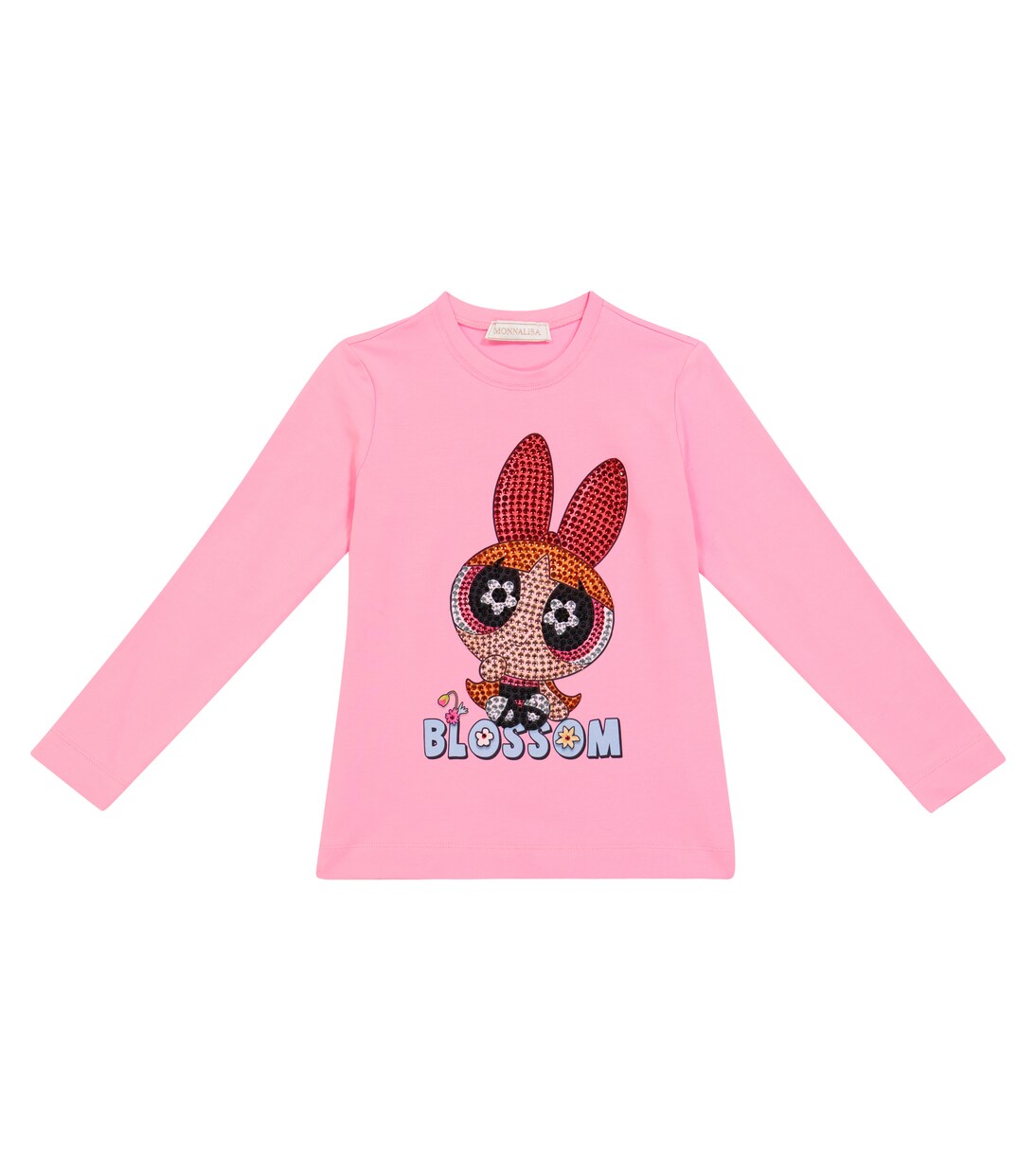 Powerpuff Girls embellished sweatshirt | Monnalisa