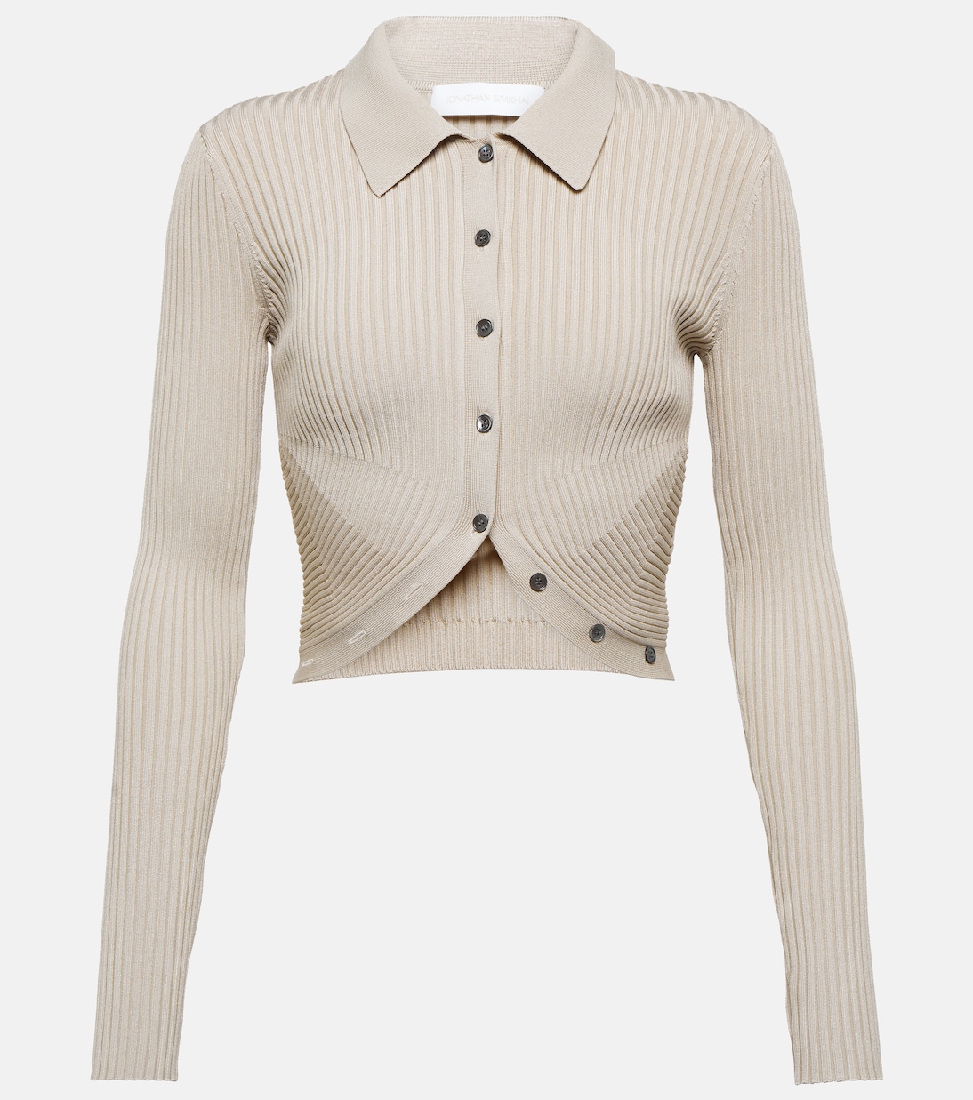 Sol ribbed-knit crop cardigan | Simkhai